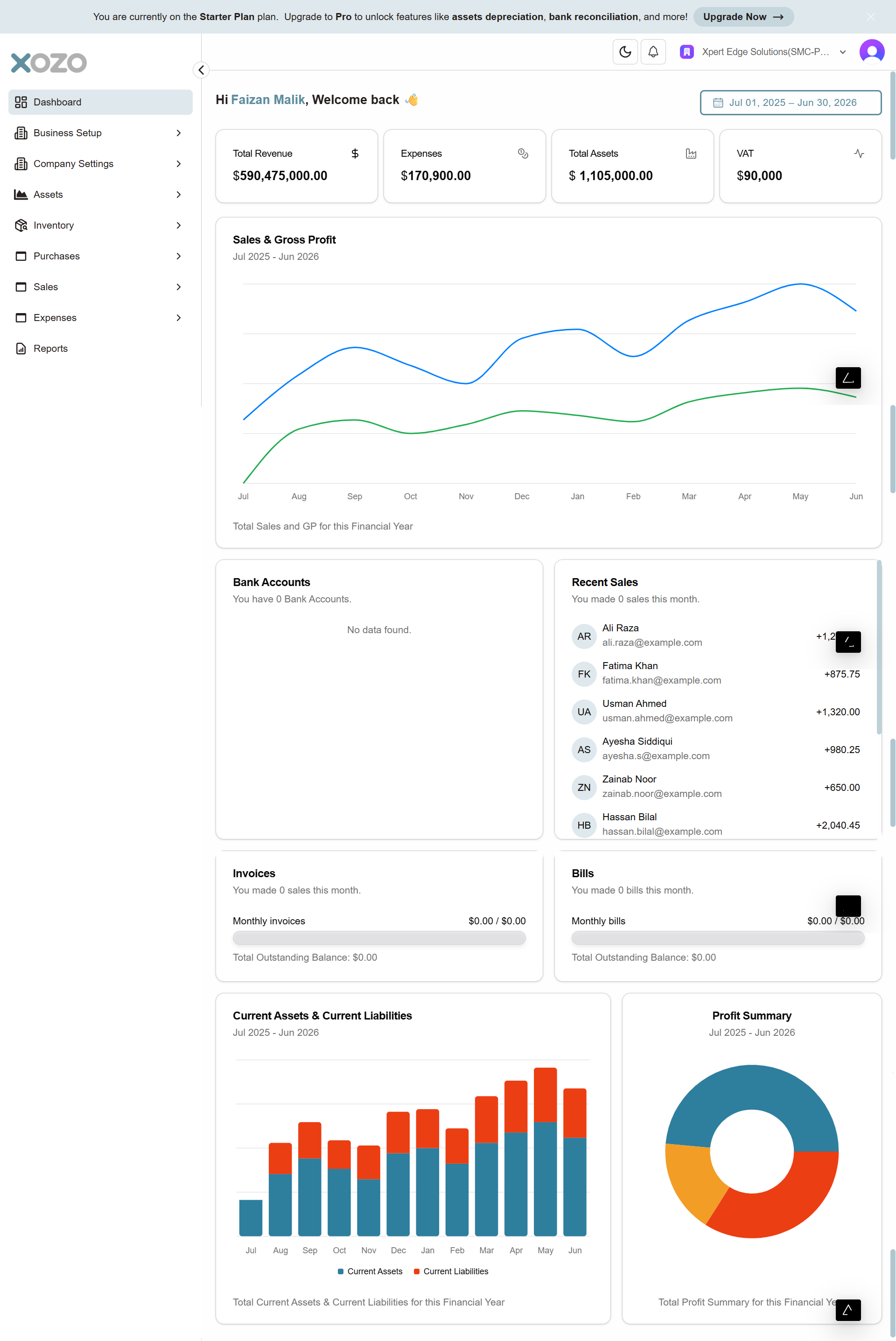 Landing page preview